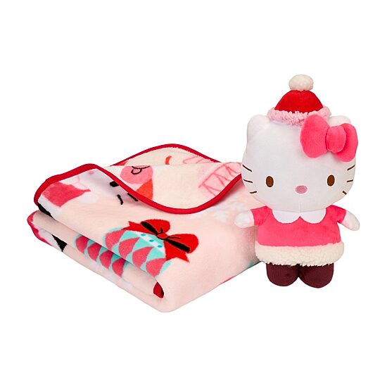 Merry Bows Hello Kitty Washable Lightweight Throw