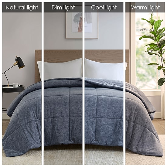 Intelligent Design Comfort Cool Jersey Knit Oversized Down Alternative Down Alternative Comforter