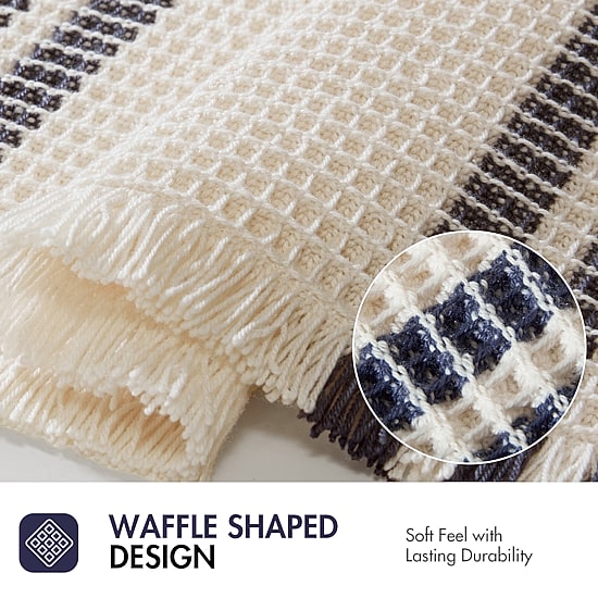 Madison Park Millstreet Waffle Weave Bath Rug