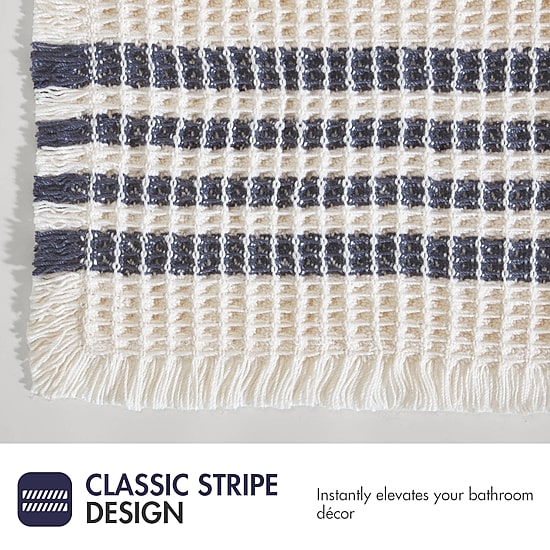 Madison Park Millstreet Waffle Weave Bath Rug