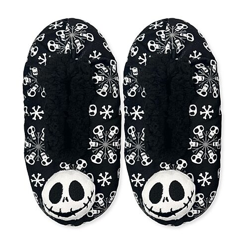 Licensed Properties Womens Multi-pack 1 Pair Nightmare Before Christmas Slipper Socks In Black
