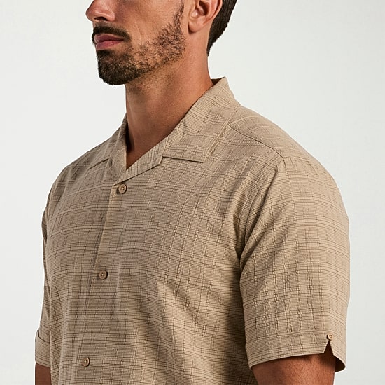 Cubavera Mens Short Sleeve Regular Fit Button-Down Shirt