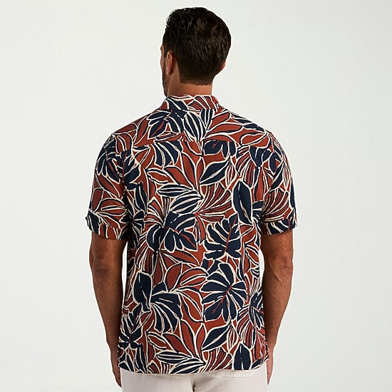 Cubavera Mens Short Sleeve Regular Fit Button-Down Shirt, Color ...