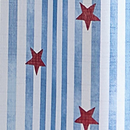 CURTAINWORKS Stars & Stripe 3-pc. Rod Pocket Kitchen Curtains & Drapes Window Set