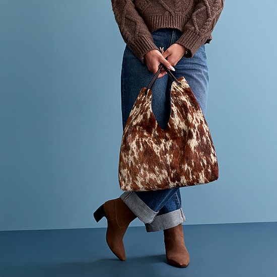 A.N.A Calfhair Hobo Bag