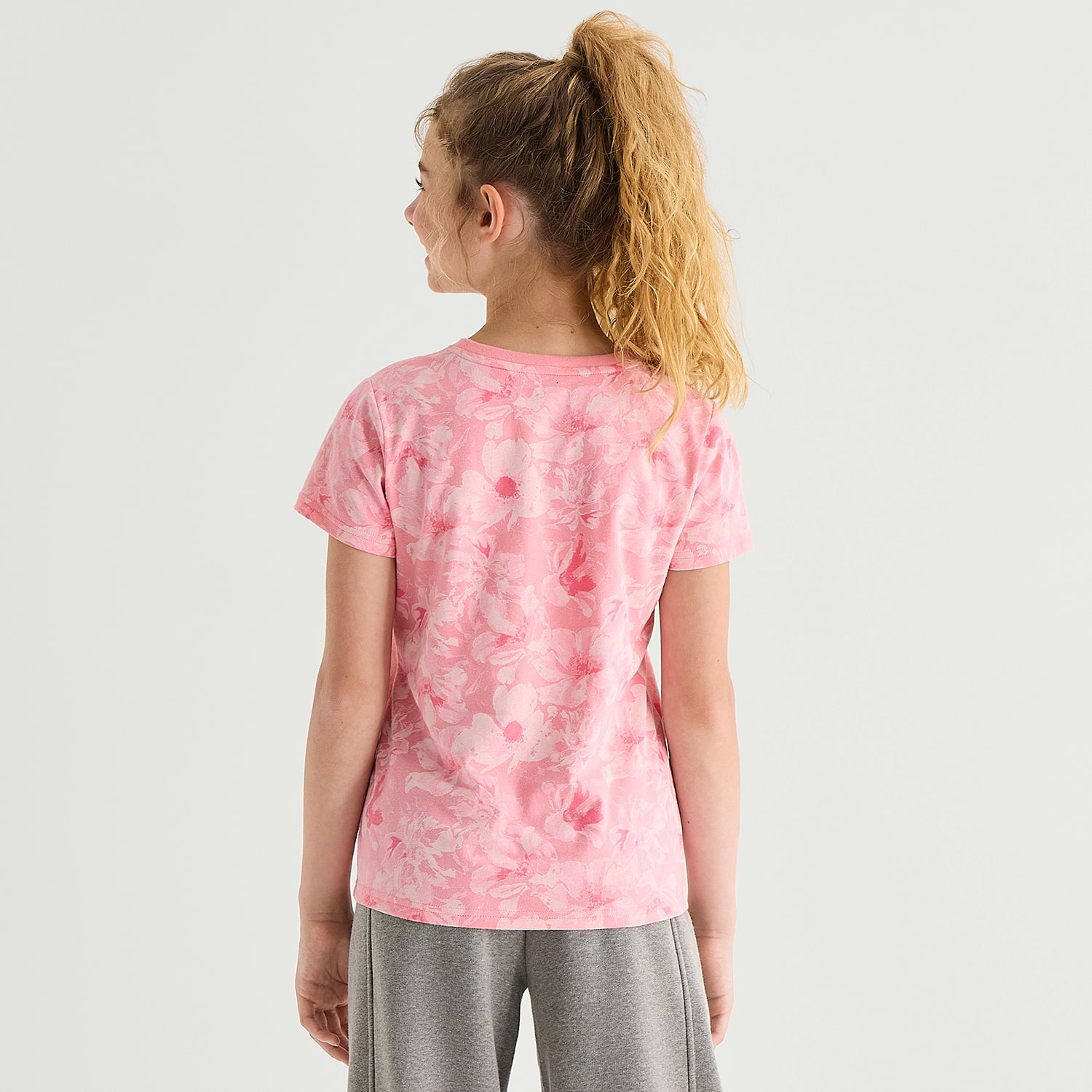 Xersion Little & Big Kid Girls Crew Neck Short Sleeve Regular Fit Graphic T-Shirt