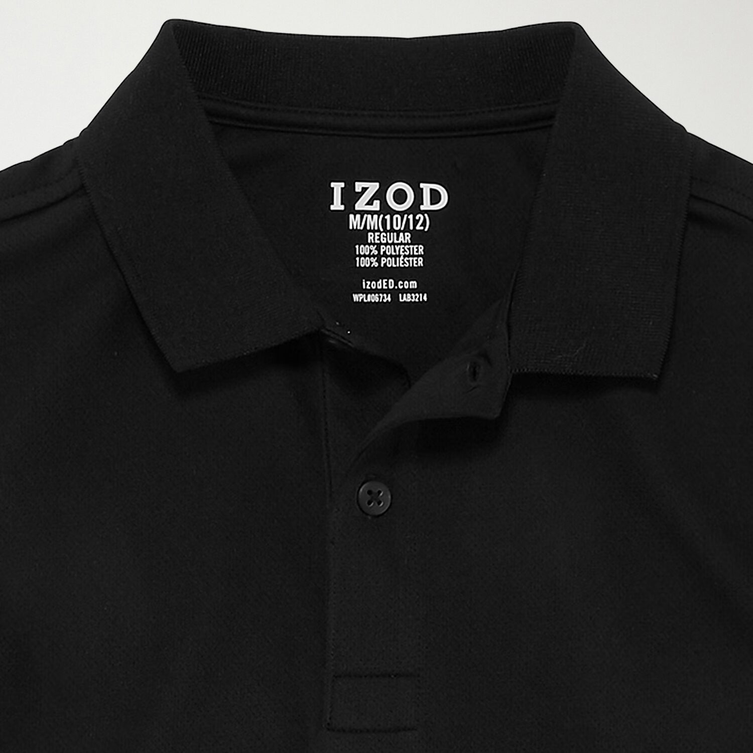 IZOD Performance Mesh Boys Short Sleeve Regular Fit Wrinkle Resistant Moisture Wicking Polo Shirt