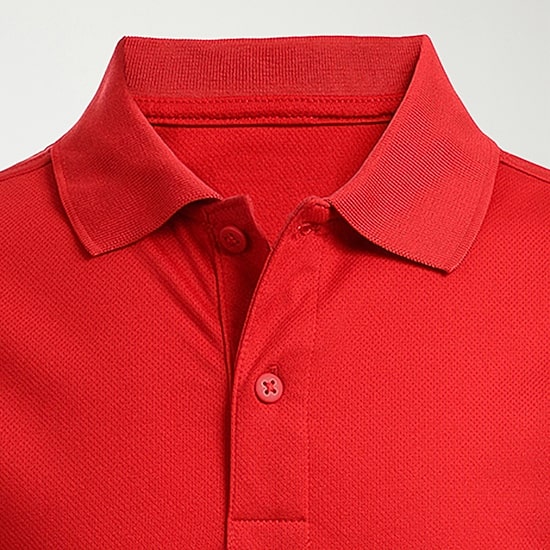 IZOD Performance Mesh Boys Short Sleeve Regular Fit Wrinkle Resistant Moisture Wicking Polo Shirt