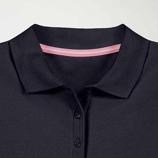 IZOD Little & Big Kid Girls Long Sleeve Regular Fit Stretch Fabric Polo Shirt