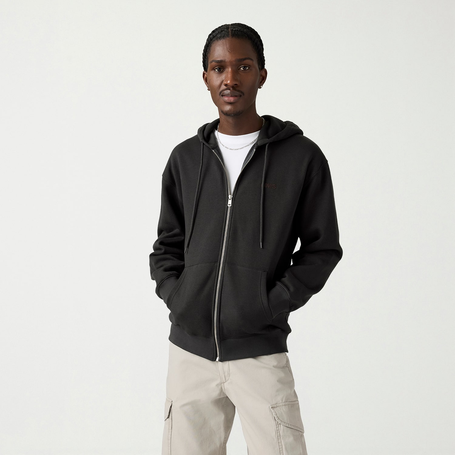 Levi's® Mens Long Sleeve Zipper Hoodie