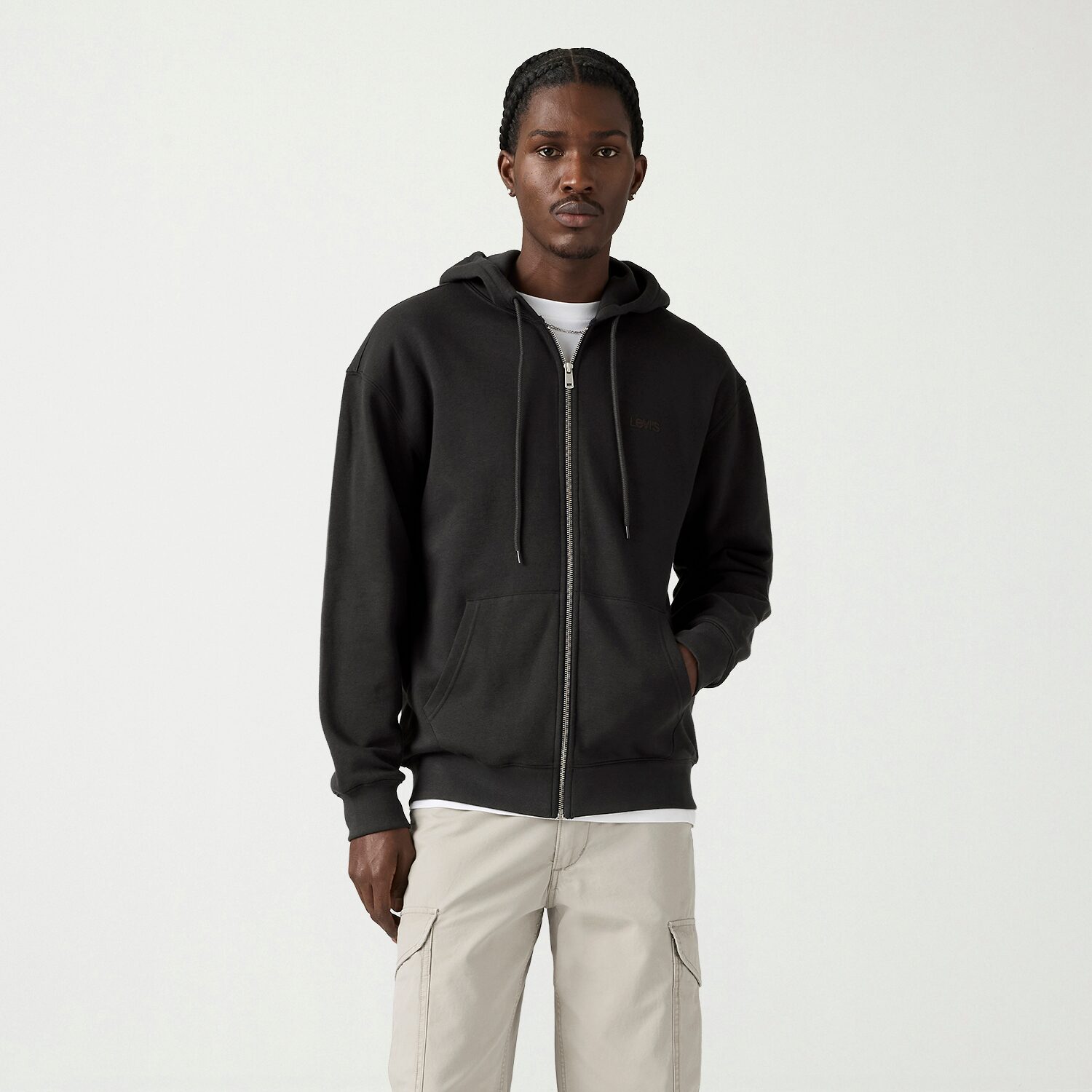 Levi's® Mens Long Sleeve Zipper Hoodie