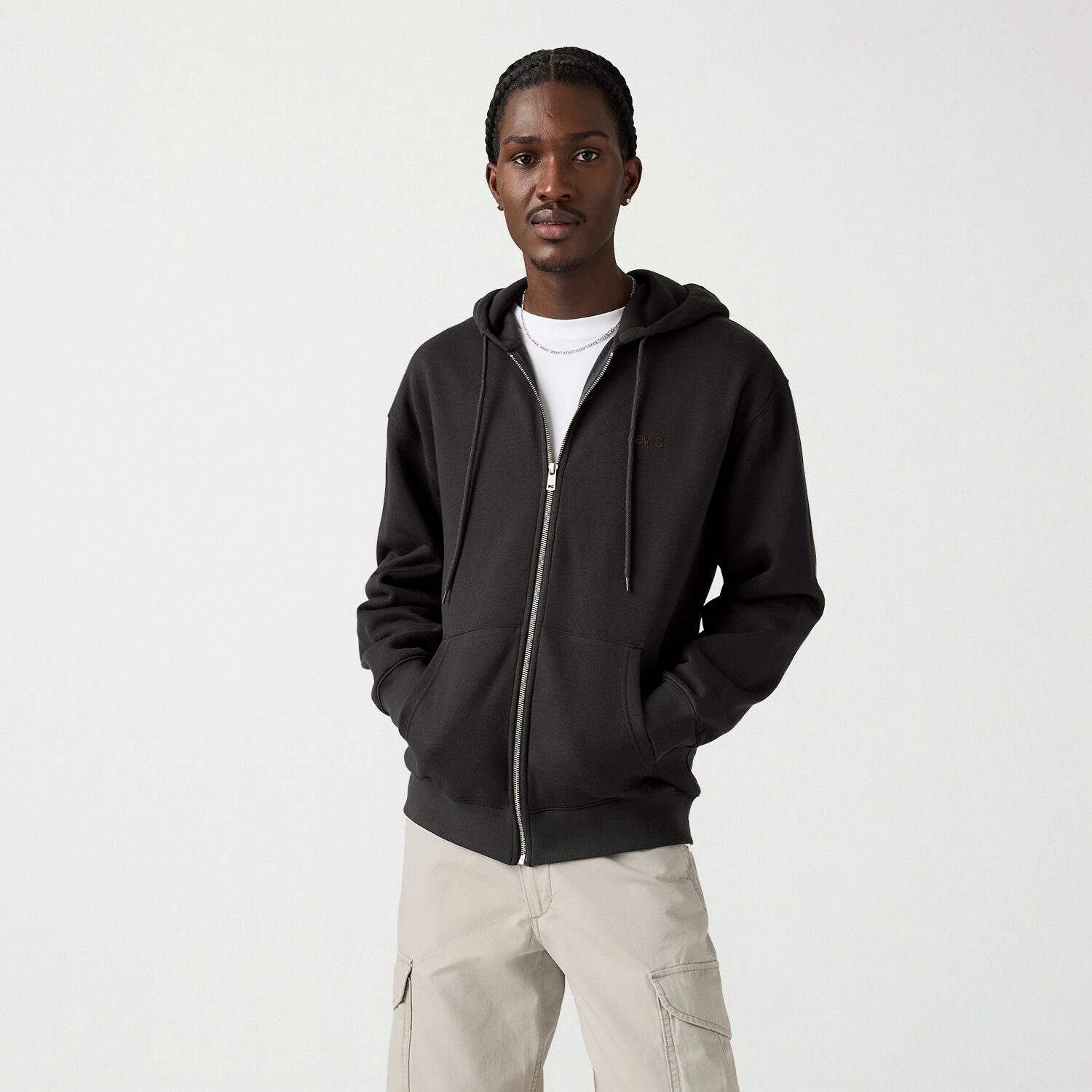 Levi's® Mens Long Sleeve Zipper Hoodie