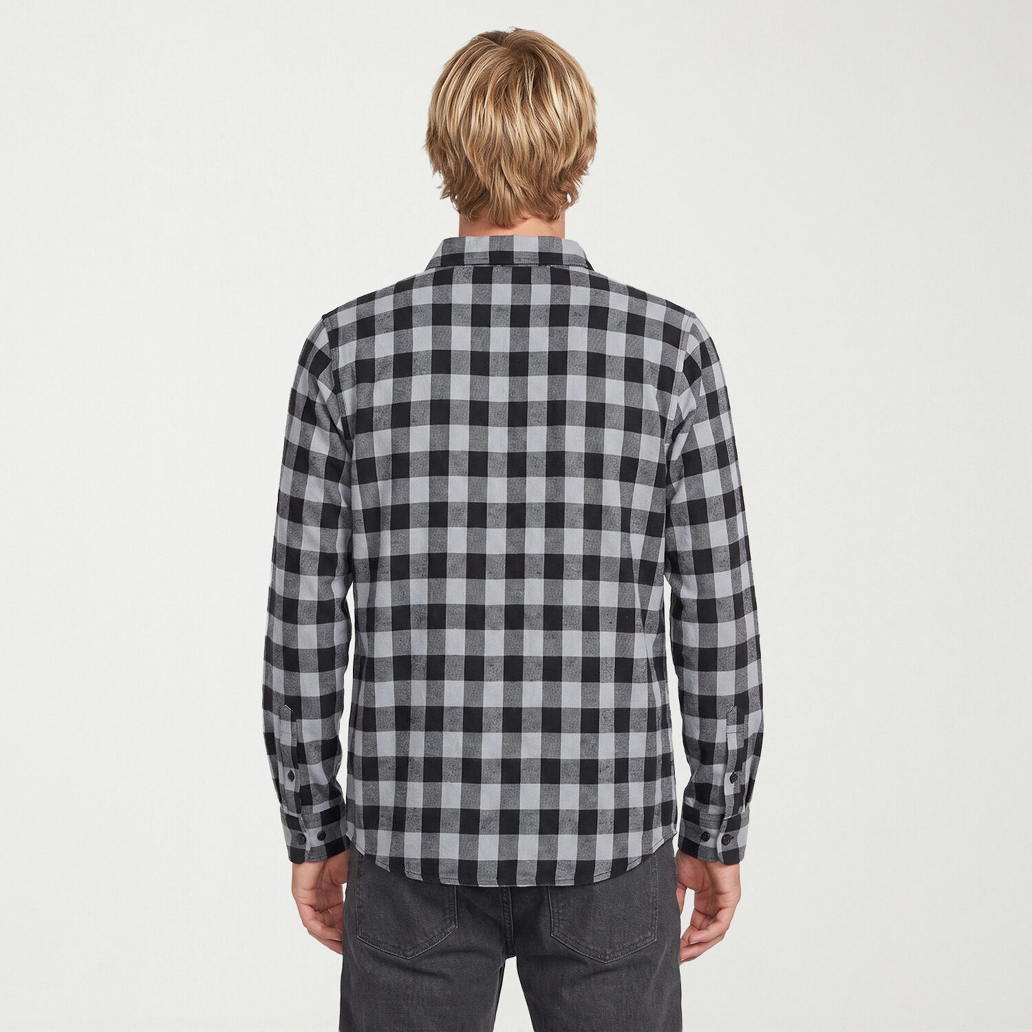 VOLCOM Mens Long Sleeve Regular Fit Flannel Shirt