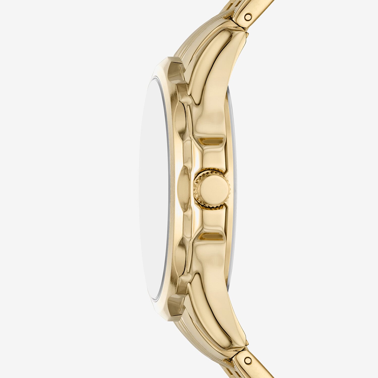 Relic By Fossil Liam Mens Gold Tone Stainless Steel Bracelet Watch Zr16060