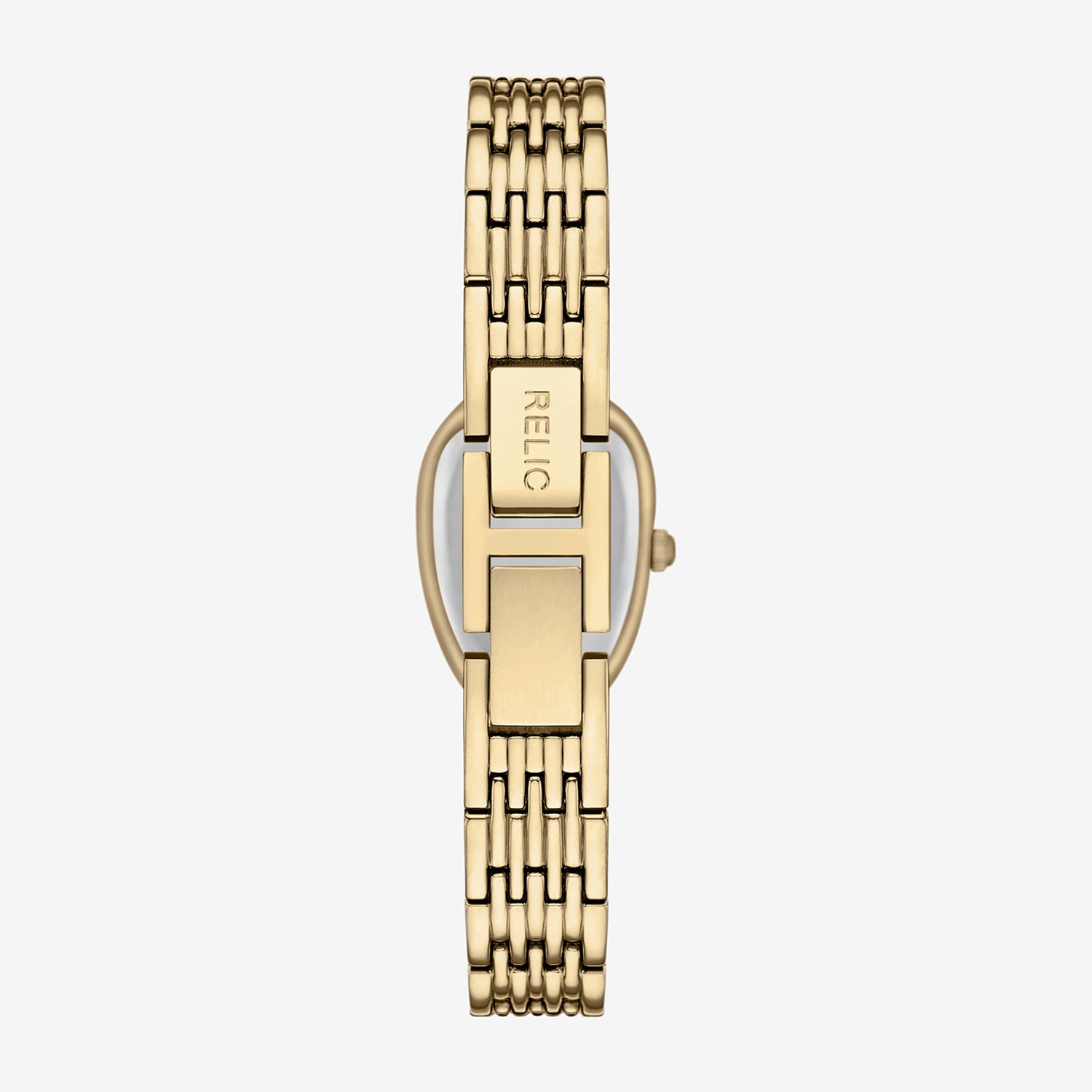 Relic By Fossil Adaline Womens Gold Tone Bracelet Watch Zr34686