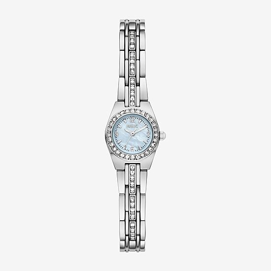 Relic By Fossil Queen'S Court Mini Womens Silver Tone Bracelet Watch Zr12681