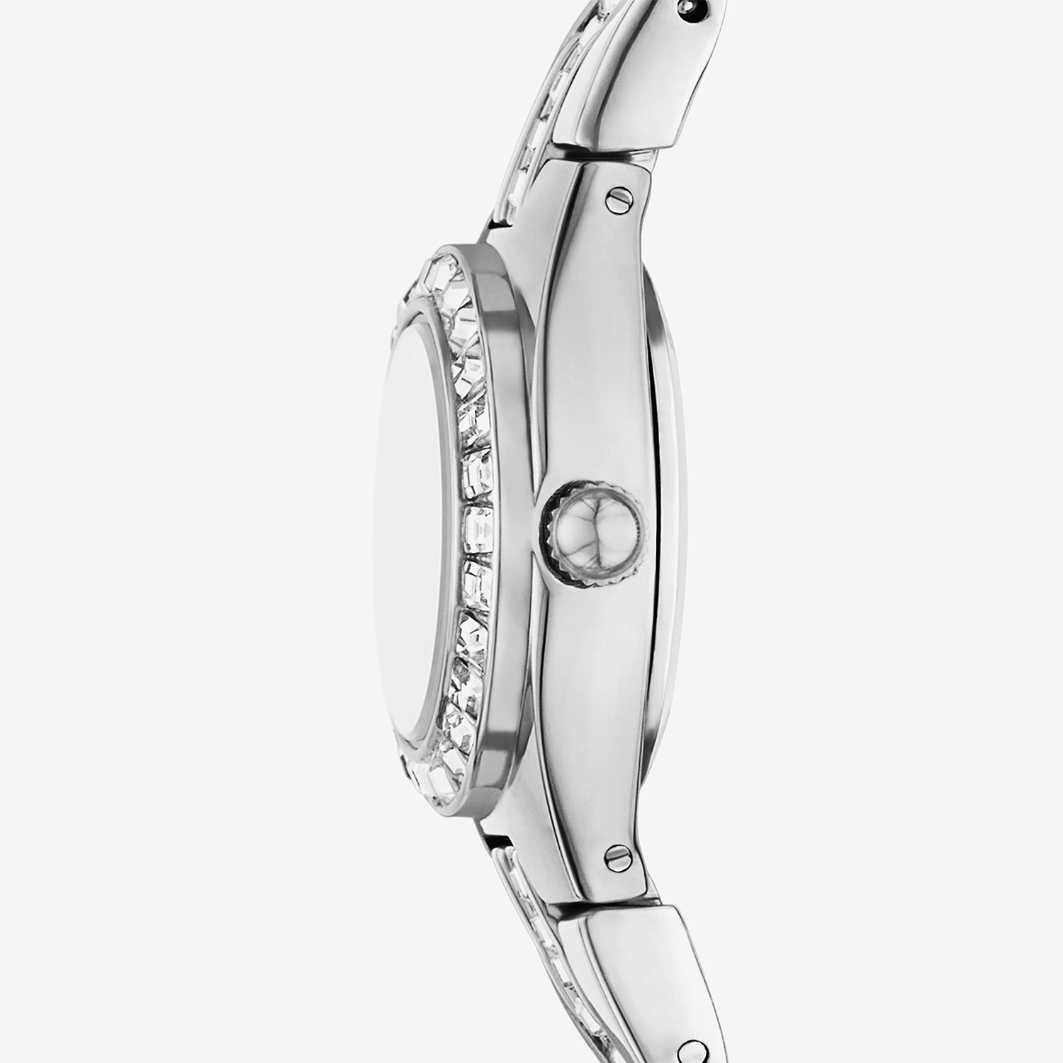 Relic By Fossil Queen'S Court Mini Womens Silver Tone Bracelet Watch Zr12681