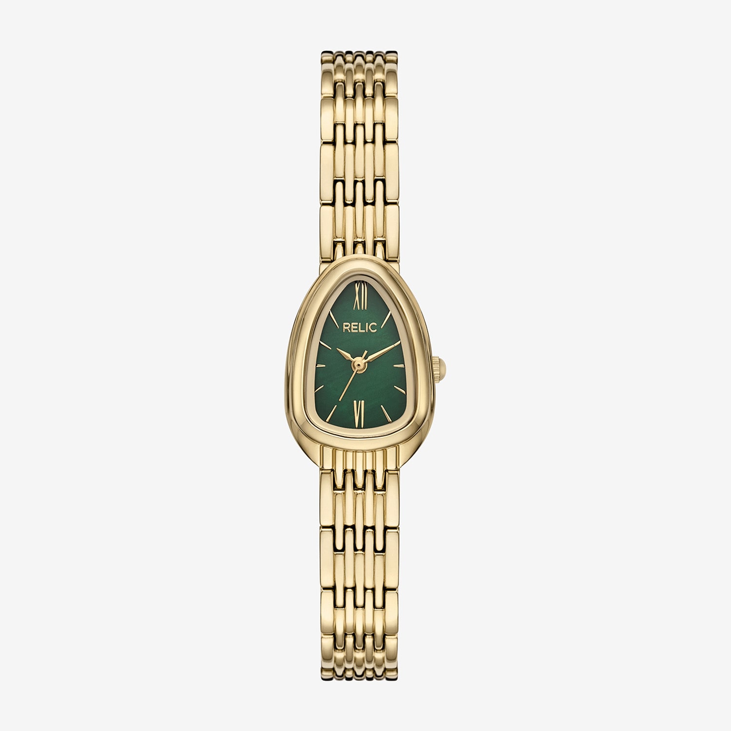 Relic By Fossil Adaline Womens Gold Tone Bracelet Watch Zr34684