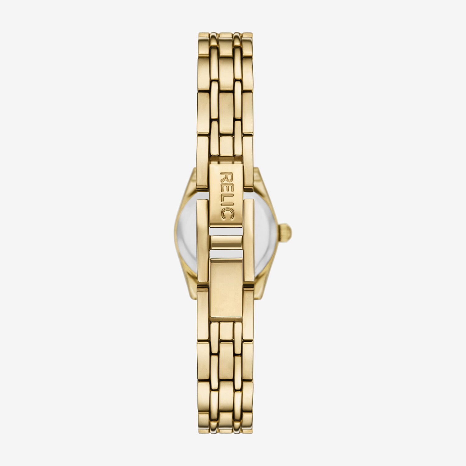Relic By Fossil Queen'S Court Mini Womens Gold Tone Bracelet Watch Zr12679