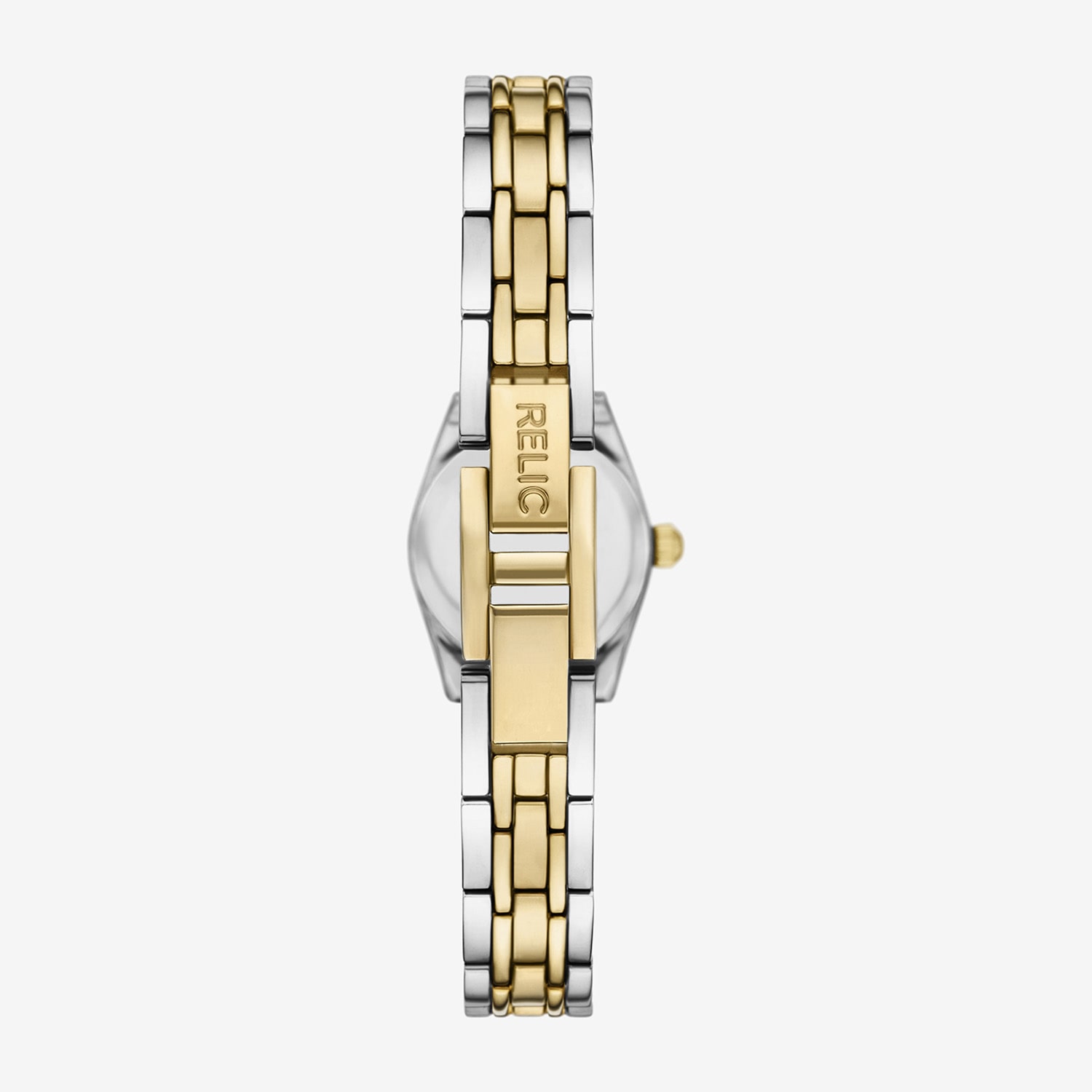 Relic By Fossil Queen'S Court Mini Womens Two Tone Bracelet Watch Zr12678