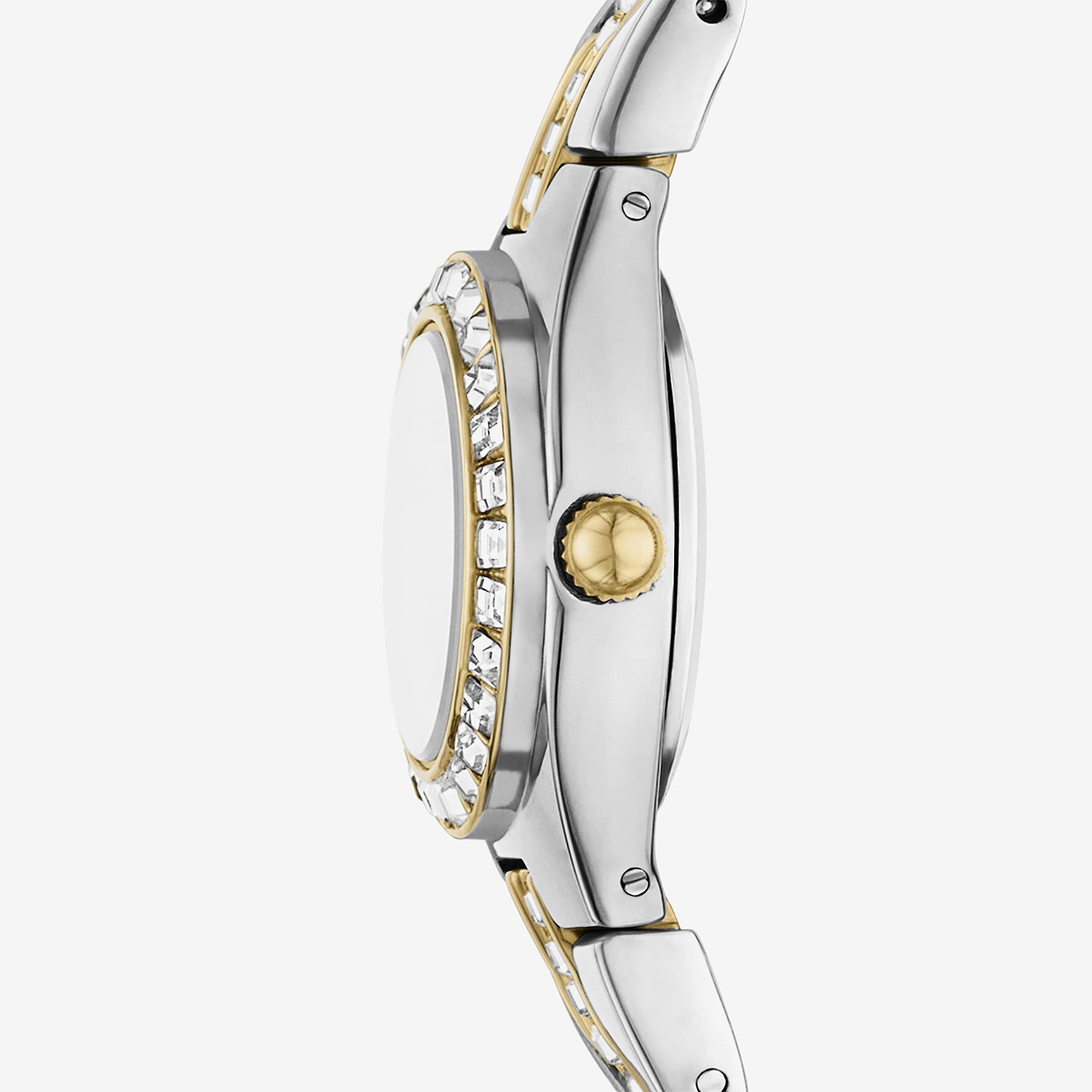 Relic By Fossil Queen'S Court Mini Womens Two Tone Bracelet Watch Zr12678
