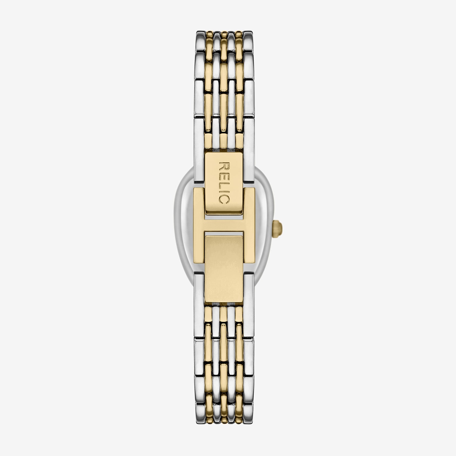 Relic By Fossil Adaline Womens Two Tone Bracelet Watch Zr34683
