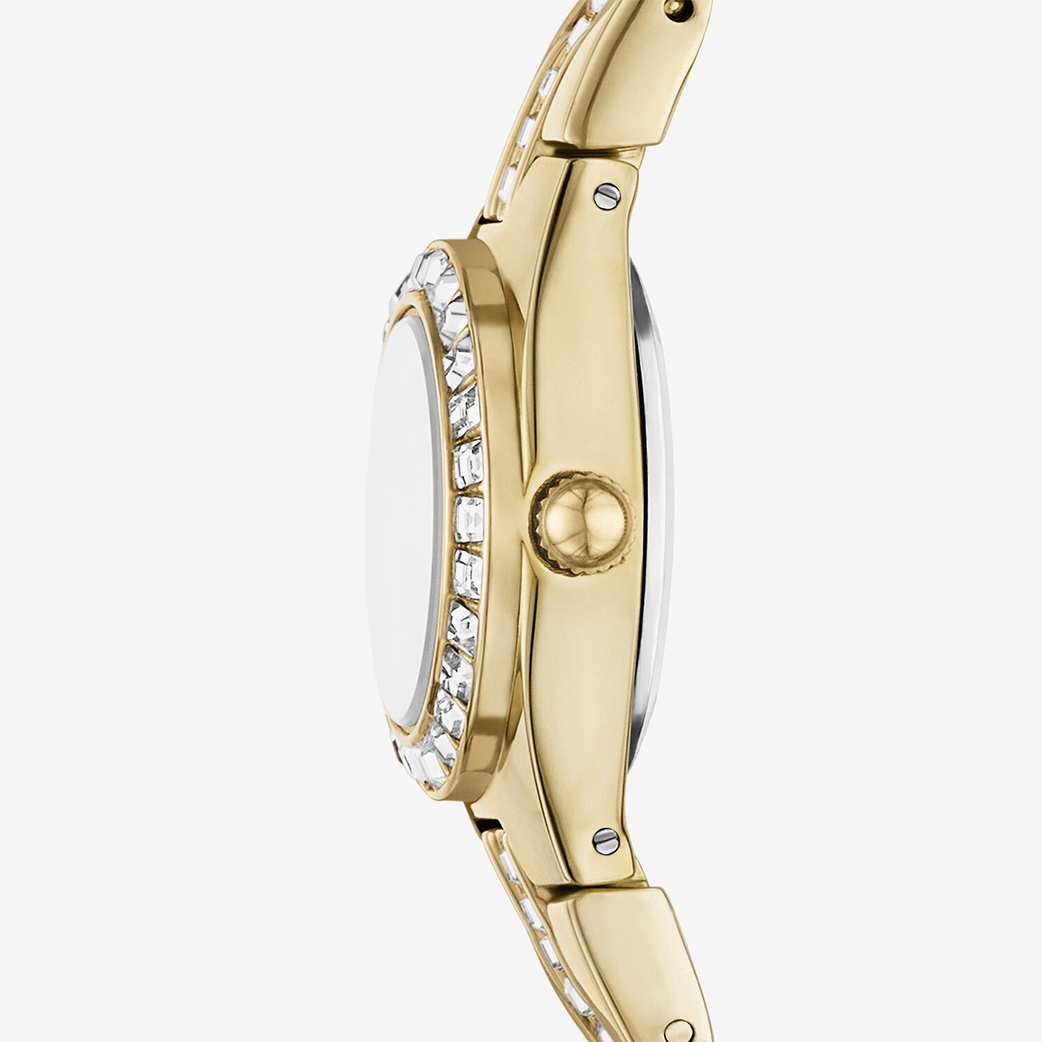 Relic By Fossil Queen'S Court Mini Womens Gold Tone Bracelet Watch Zr12679