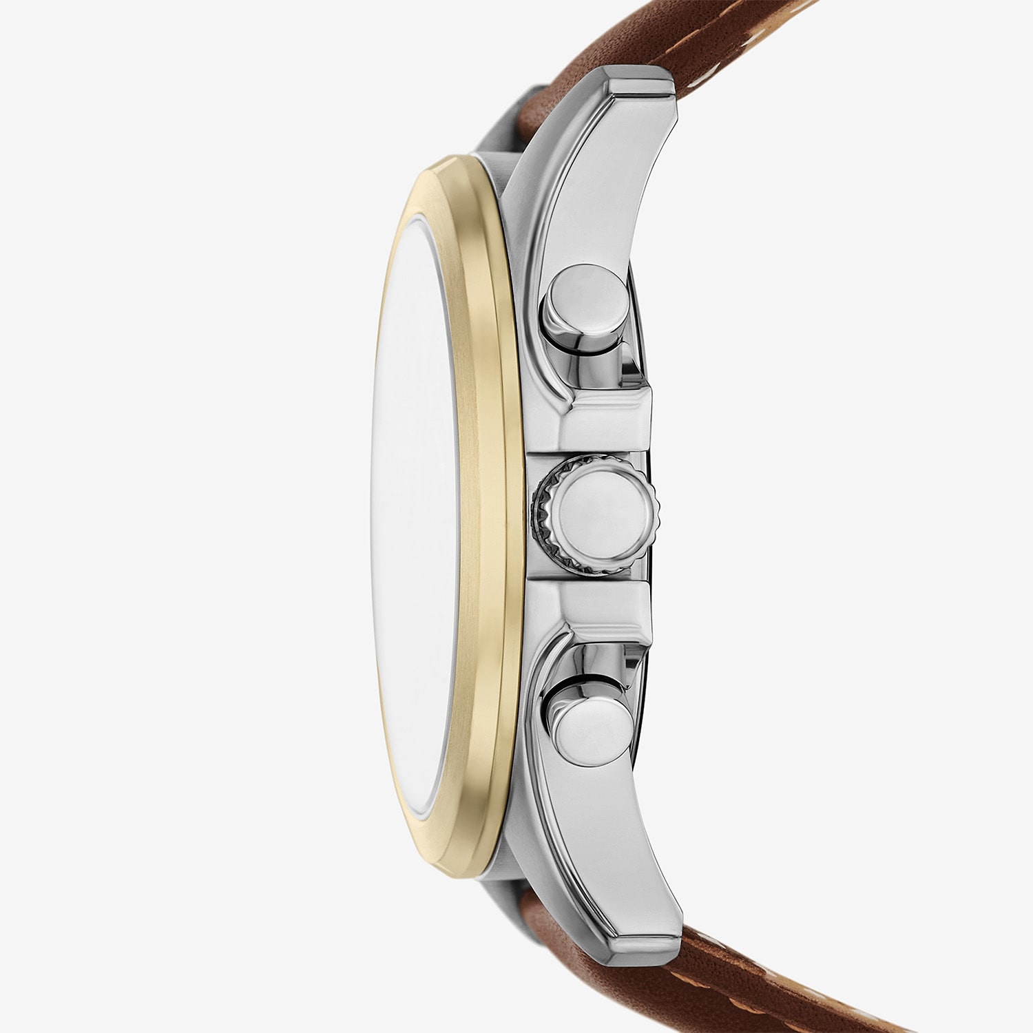 Relic By Fossil Daley Mens Brown Leather Strap Watch Zr16059