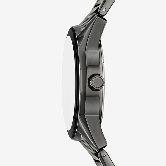 Relic By Fossil Rylan Mens Gray Stainless Steel Bracelet Watch Zr77349