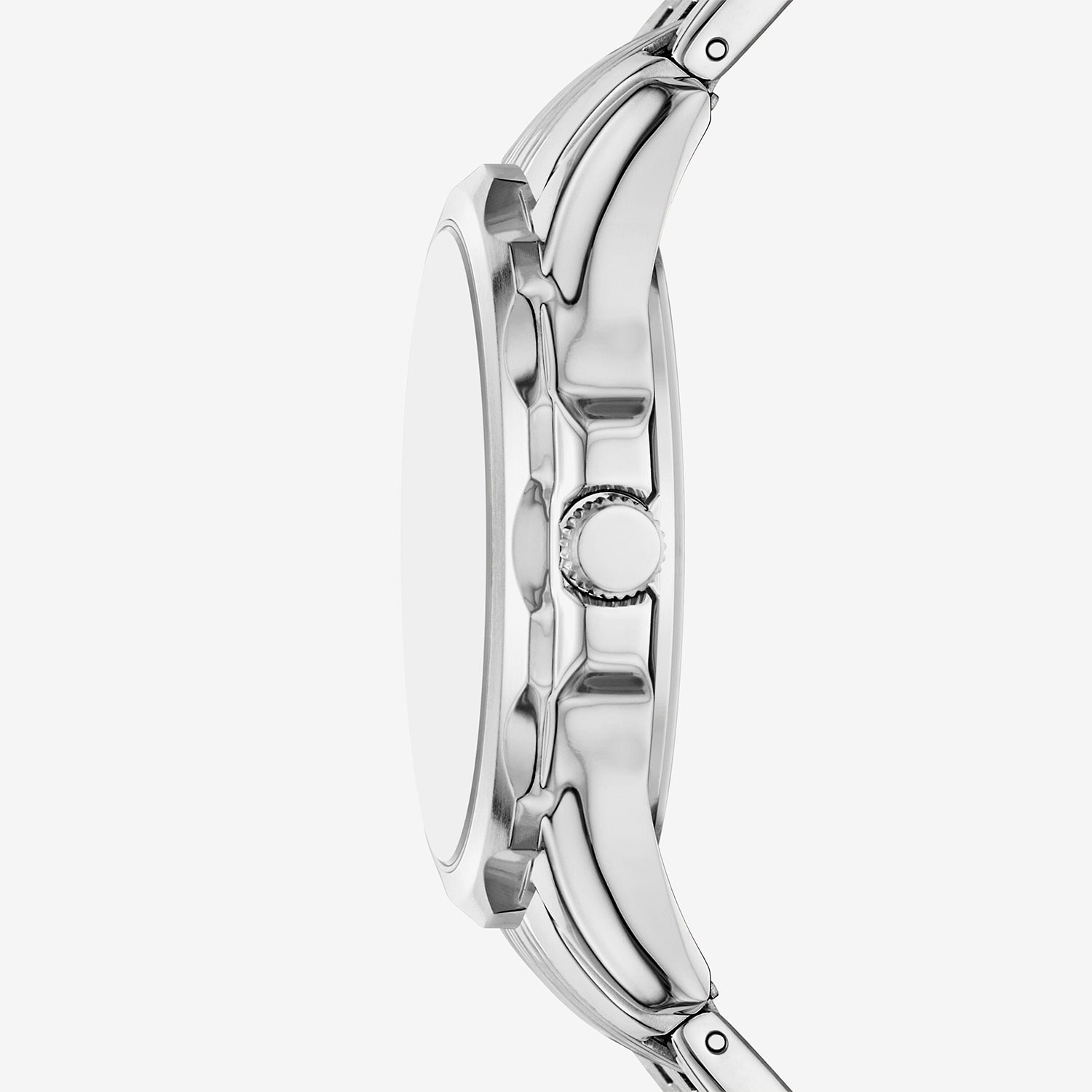 Relic By Fossil Liam Mens Silver Tone Stainless Steel Bracelet Watch Zr16061