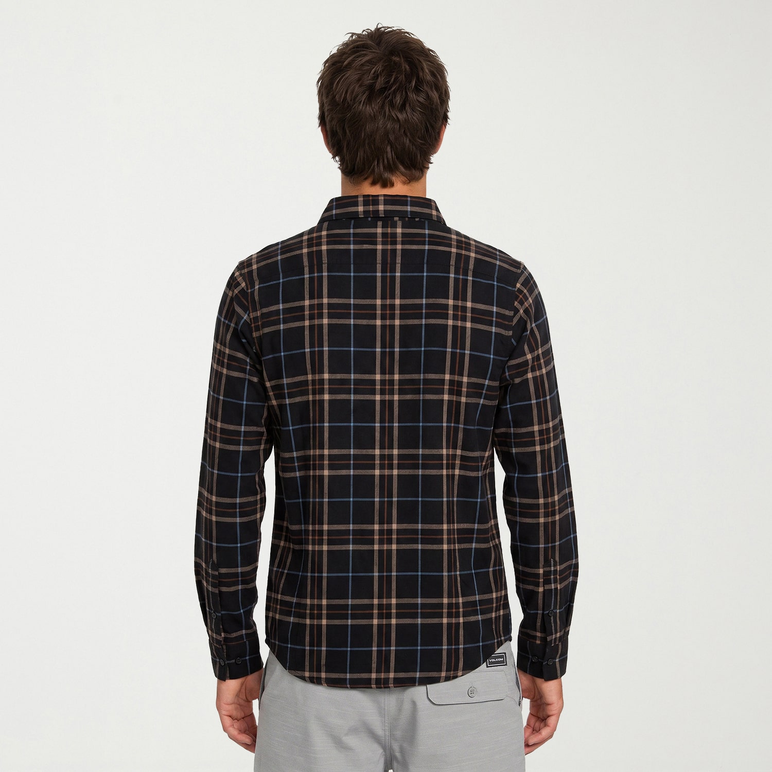 VOLCOM Mens Long Sleeve Regular Fit Flannel Shirt