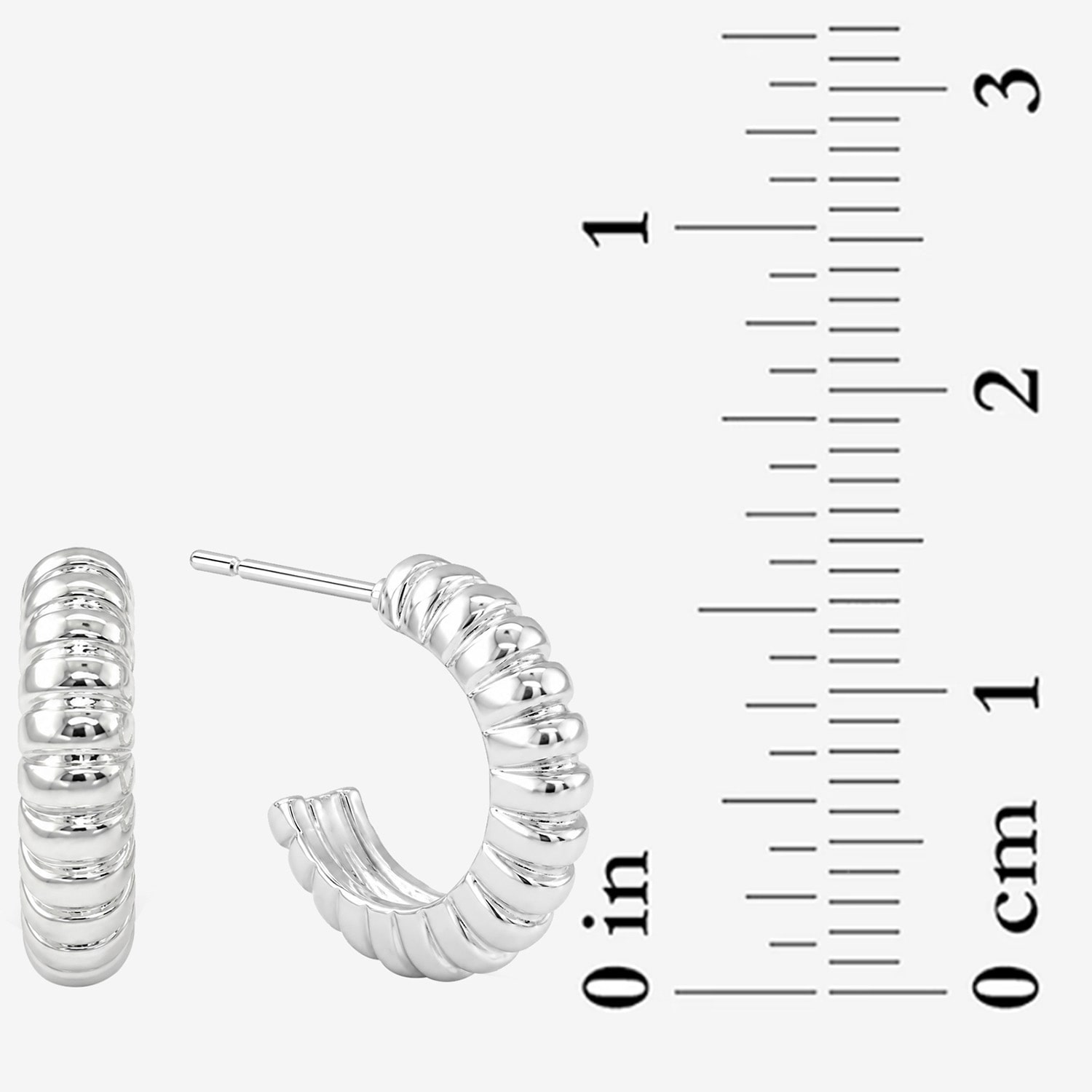 Sparkle Allure Sparkle Allure Womens 2 Pair Earring Set