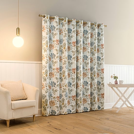 Sun Zero Atmosphere Blanchette Grommet Top 100% Blackout Single Curtain Panel