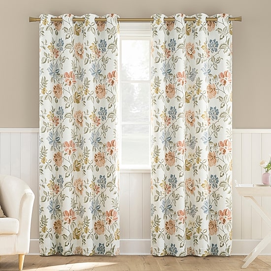 Sun Zero Atmosphere Blanchette Grommet Top 100% Blackout Single Curtain Panel