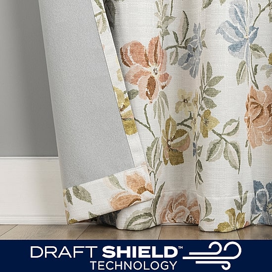 Sun Zero Atmosphere Blanchette Grommet Top 100% Blackout Single Curtain Panel
