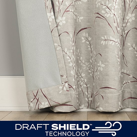 Sun Zero Atmosphere Darley Grommet Top 100% Blackout Single Curtain Panel