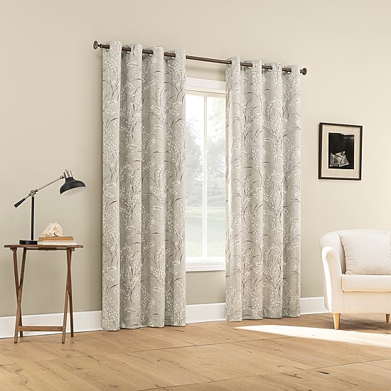 Sun Zero Atmosphere Darley Grommet Top 100% Blackout Single Curtain Panel