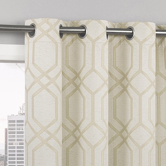 Sun Zero Atmosphere Davenport Grommet Top 100% Blackout Single Curtain Panel