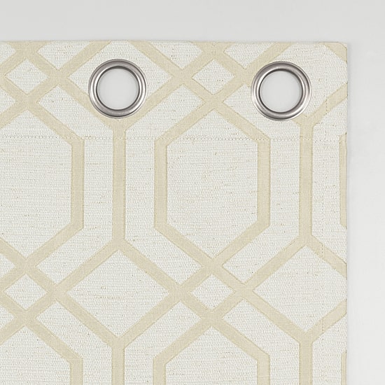 Sun Zero Atmosphere Davenport Grommet Top 100% Blackout Single Curtain Panel