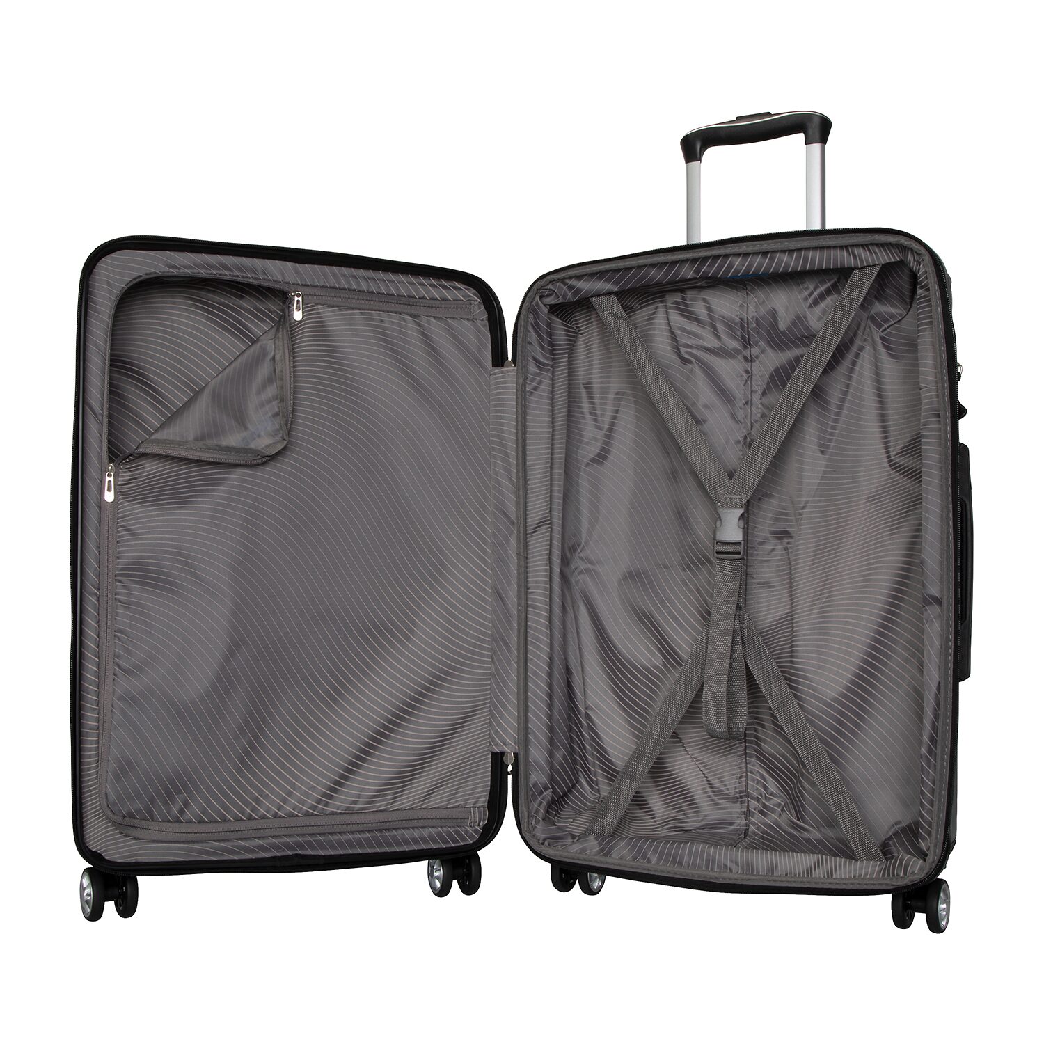 Skyway Everett 2.0 24 Inch Hardside Checked Spinner Luggage