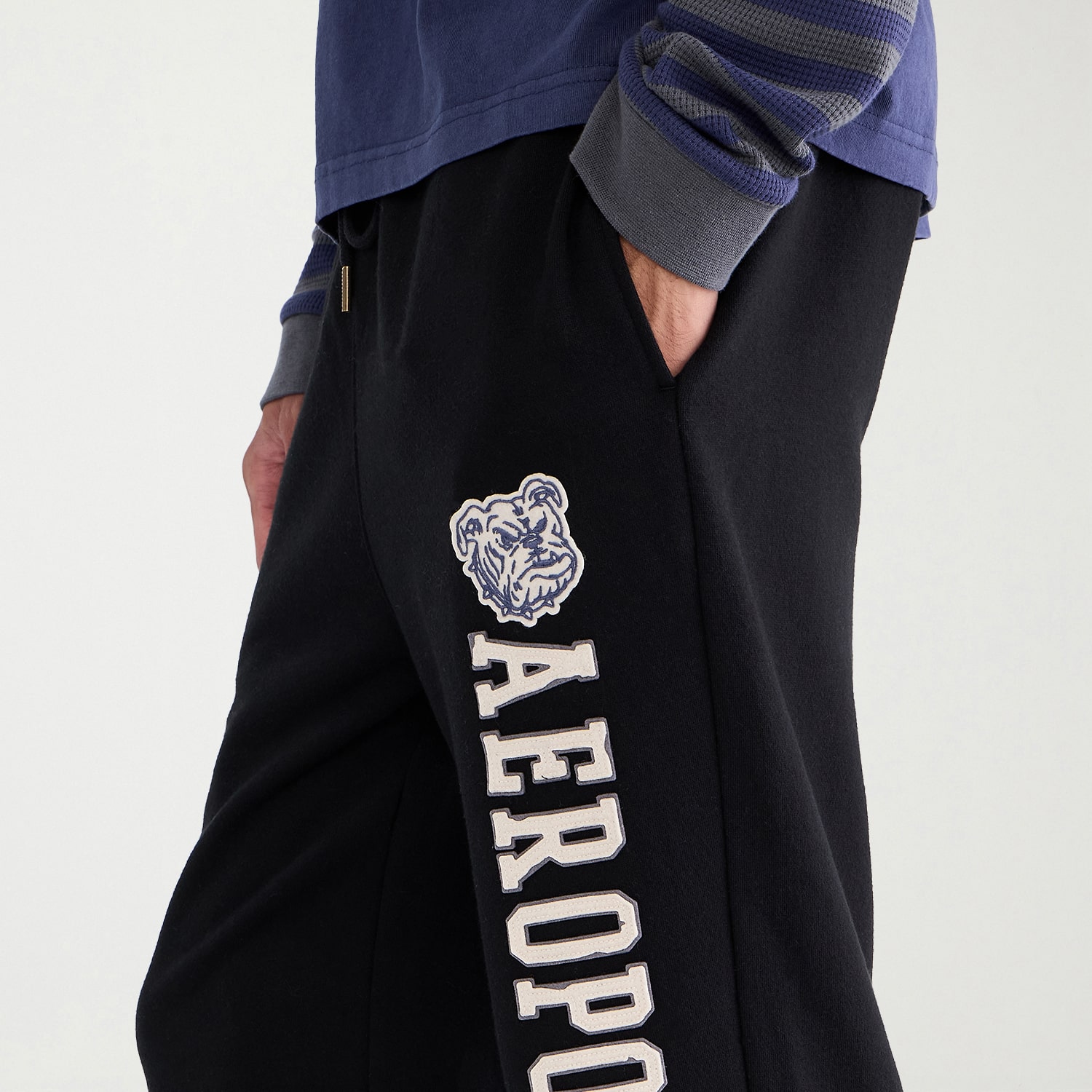 AEROPOSTALE Mens Regular Fit Fleece Sweatpant