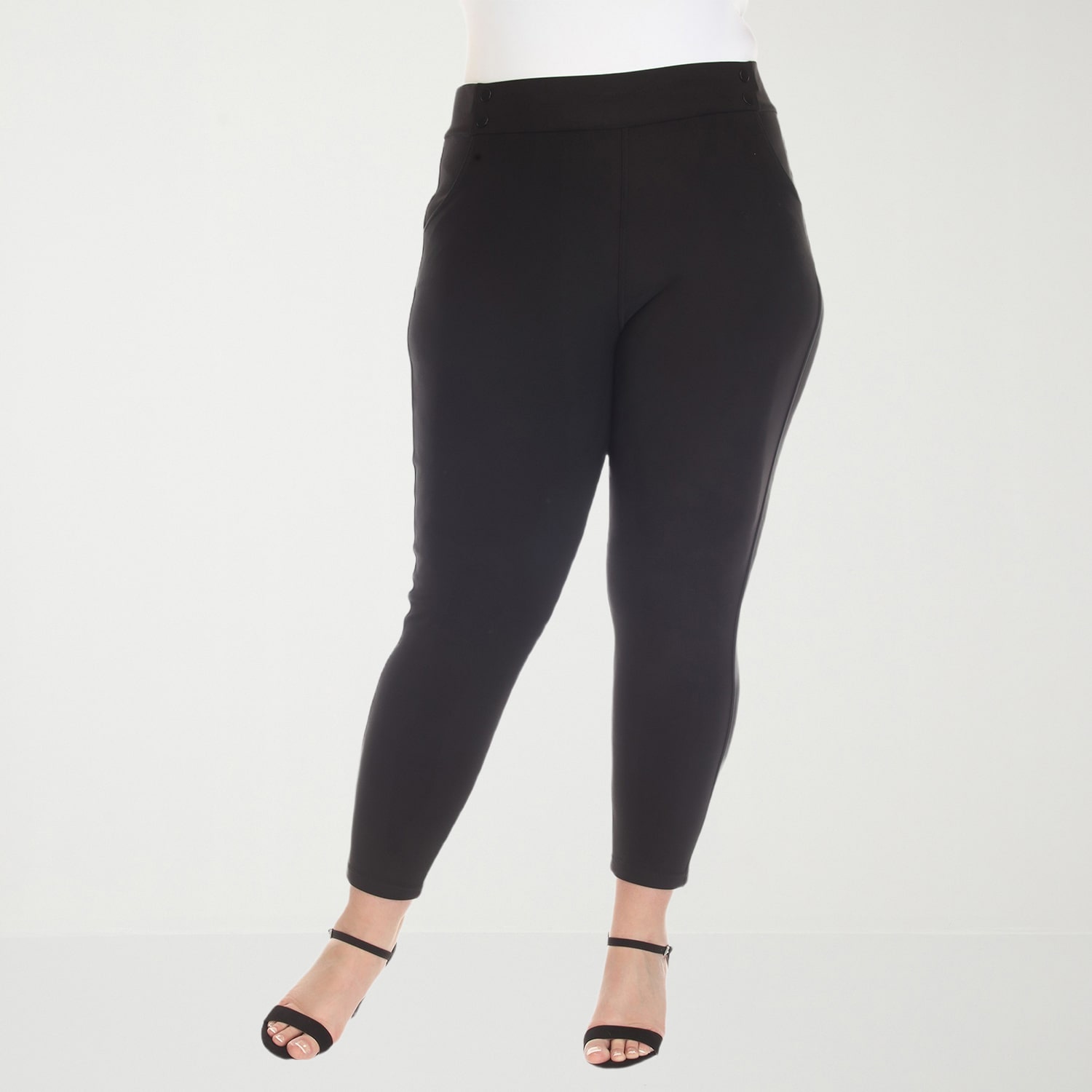White Mark 2-pc. Pant Set-Plus