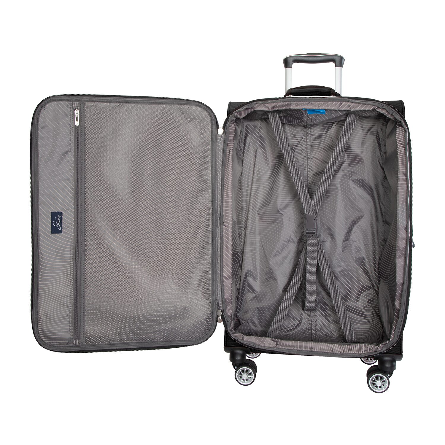 Skyway Everett 2.0 24 Inch Softside Checked Spinner Luggage
