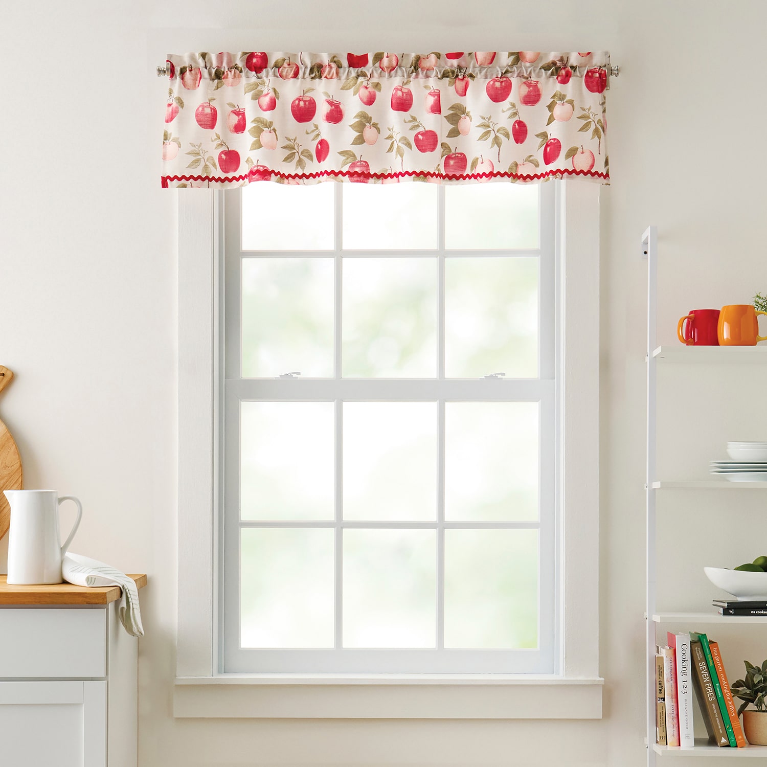 CURTAINWORKS Honey Crisp Rod Pocket Tailored Valance