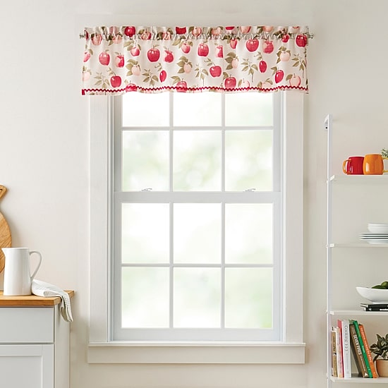 CURTAINWORKS Honey Crisp Rod Pocket Tailored Valance