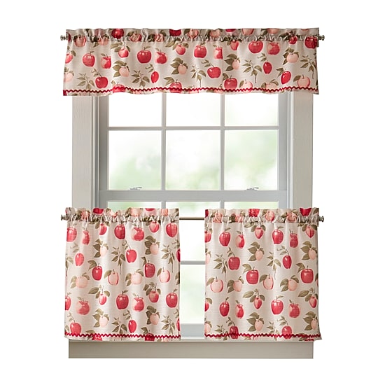 CURTAINWORKS Honey Crisp 2-pc. Rod Pocket Window Tier