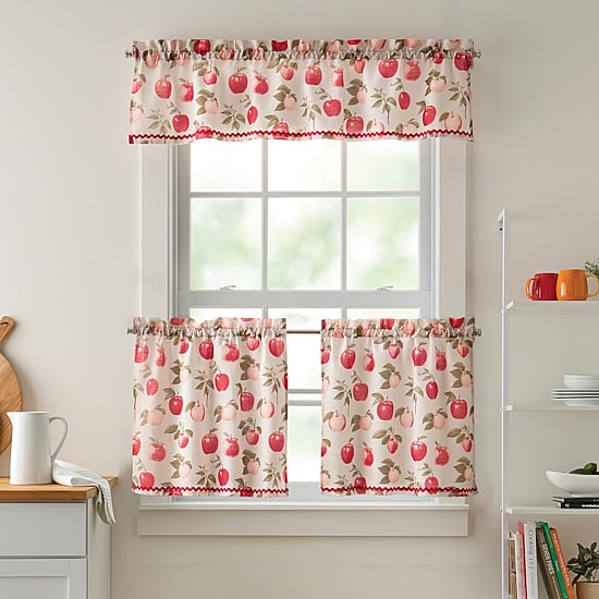 CURTAINWORKS Honey Crisp 2-pc. Rod Pocket Window Tier