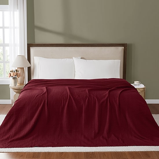 Brooklyn Loom Cotton Waffle Blanket
