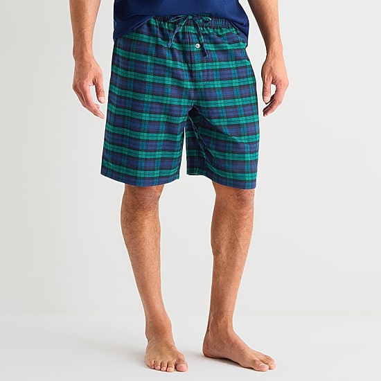 St. John's Bay Mens Flannel Pajama Shorts