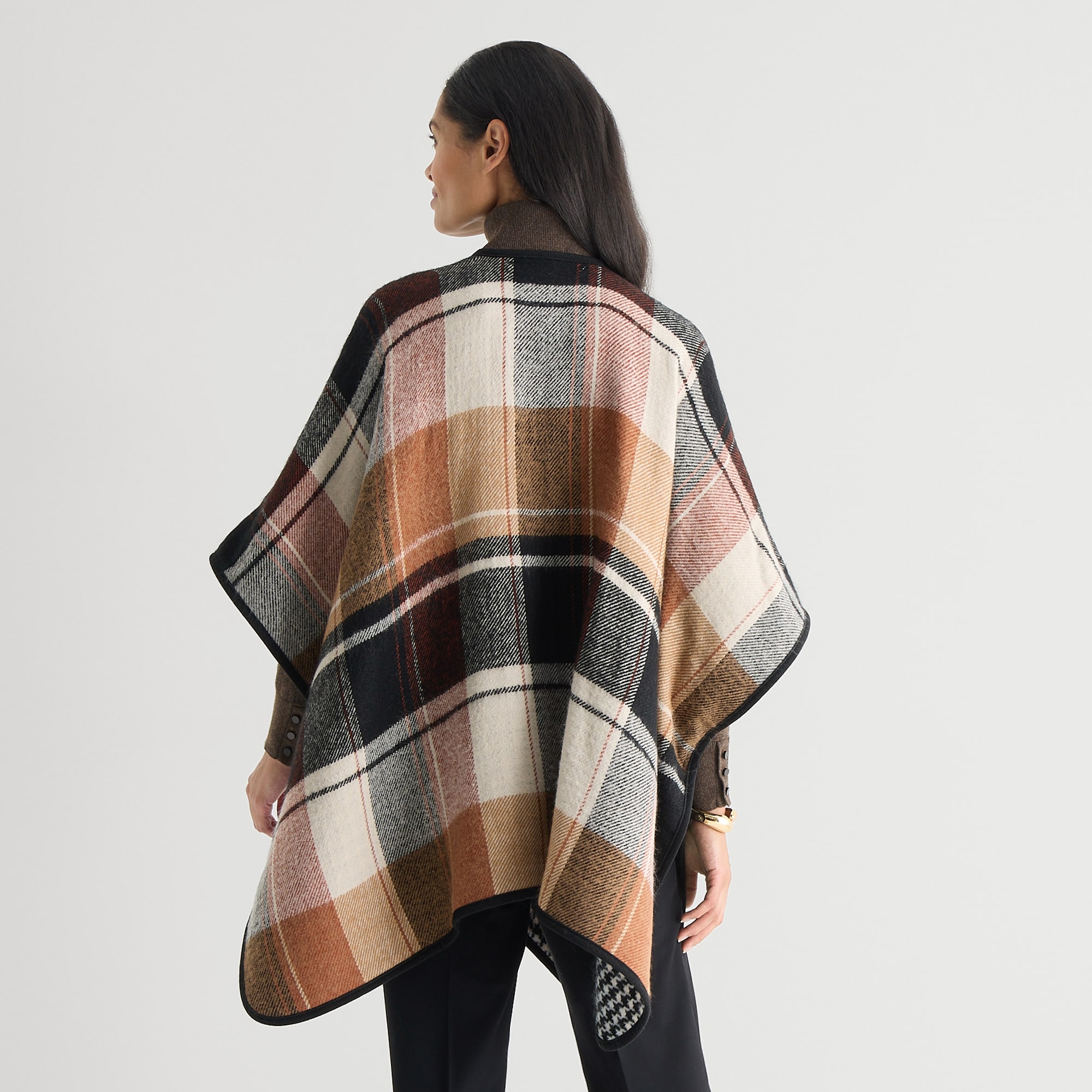 Liz Claiborne Reversible Plaid Wrap